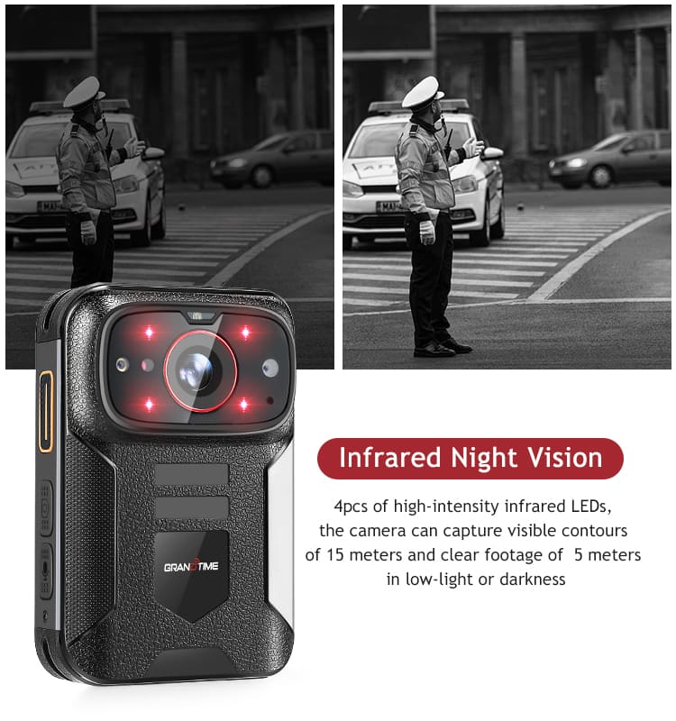 4G Body Worn Camera for Traffic Management